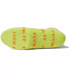 HUF Fuck It Sock - Lime -Huf Winkel huf fuck it sock lime 2