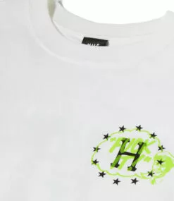 HUF Galactic Motto T-Shirt - White -Huf Winkel huf galactic motto t shirt white 3
