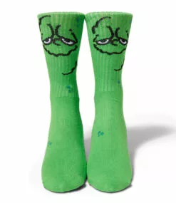 HUF Green Nuggets Crew Sock - Green -Huf Winkel huf green nuggets crew sock green 2