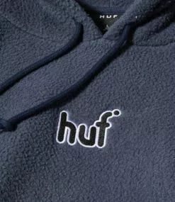 HUF Griffith Hooded Fleece - Blue Night -Huf Winkel huf griffith hooded fleece blue night 3