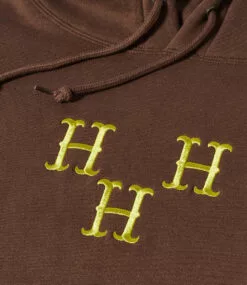 HUF Hat Trick Hoodie - Coffee -Huf Winkel huf hat trick hoodie coffee 2
