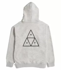 HUF Huf Set Triple Triangle Hoodie - Heather Grey 5 HUF Huf Set Triple Triangle Hoodie - Heather Grey -Huf Winkel huf huf set triple triangle hoodie heather grey 2