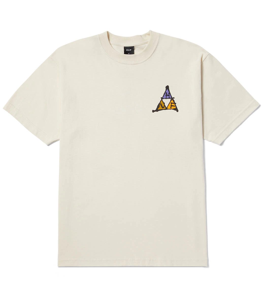 HUF No-Fi Tt T-Shirt - Bone 2 HUF No-Fi Tt T-Shirt - Bone - Afbeelding 2