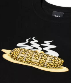 HUF On The Cob T-Shirt - Black 7 HUF On The Cob T-Shirt - Black -Huf Winkel huf on the cob t shirt black 3