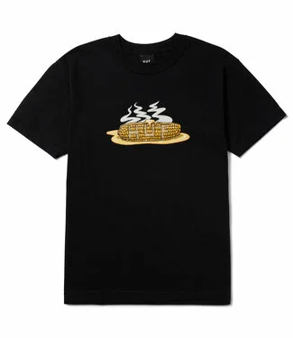 HUF On The Cob T-Shirt - Black 1 HUF On The Cob T-Shirt - Black