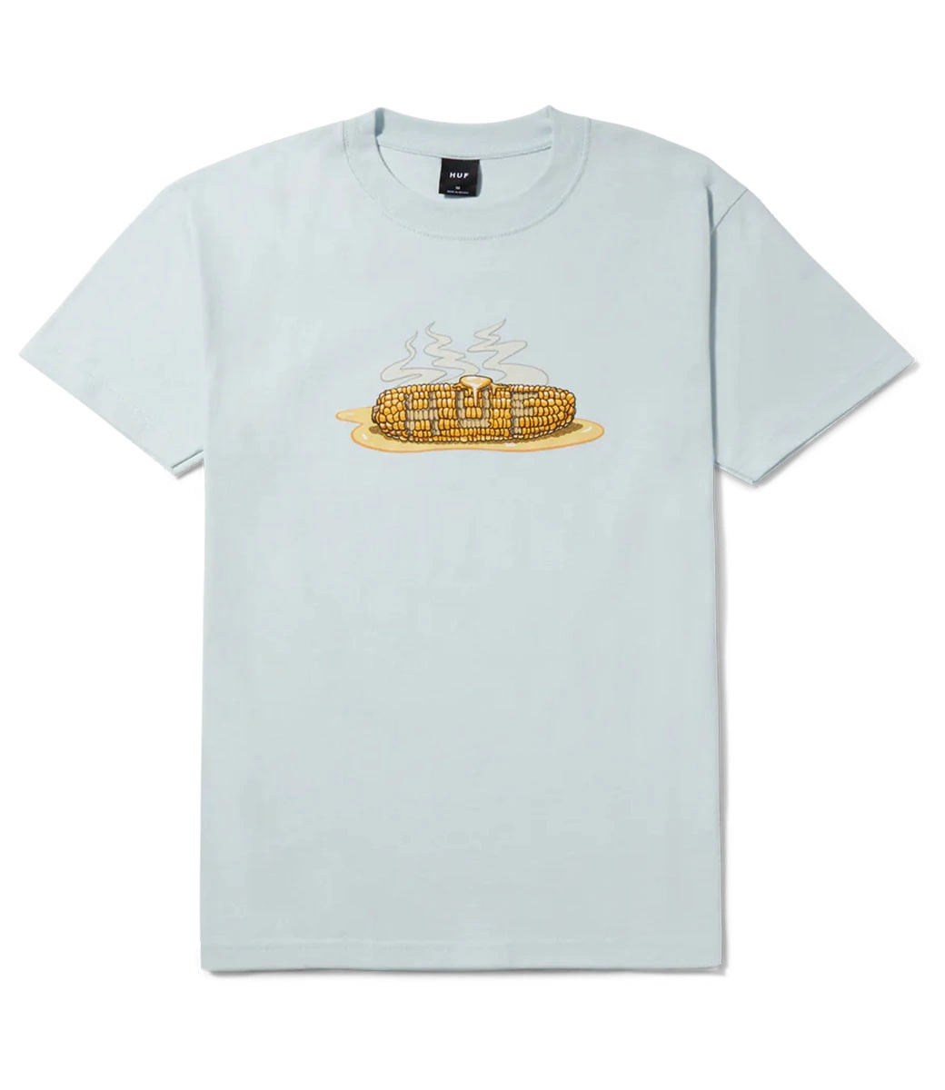 HUF On The Cob T-Shirt - Sky 2 HUF On The Cob T-Shirt - Sky - Afbeelding 2