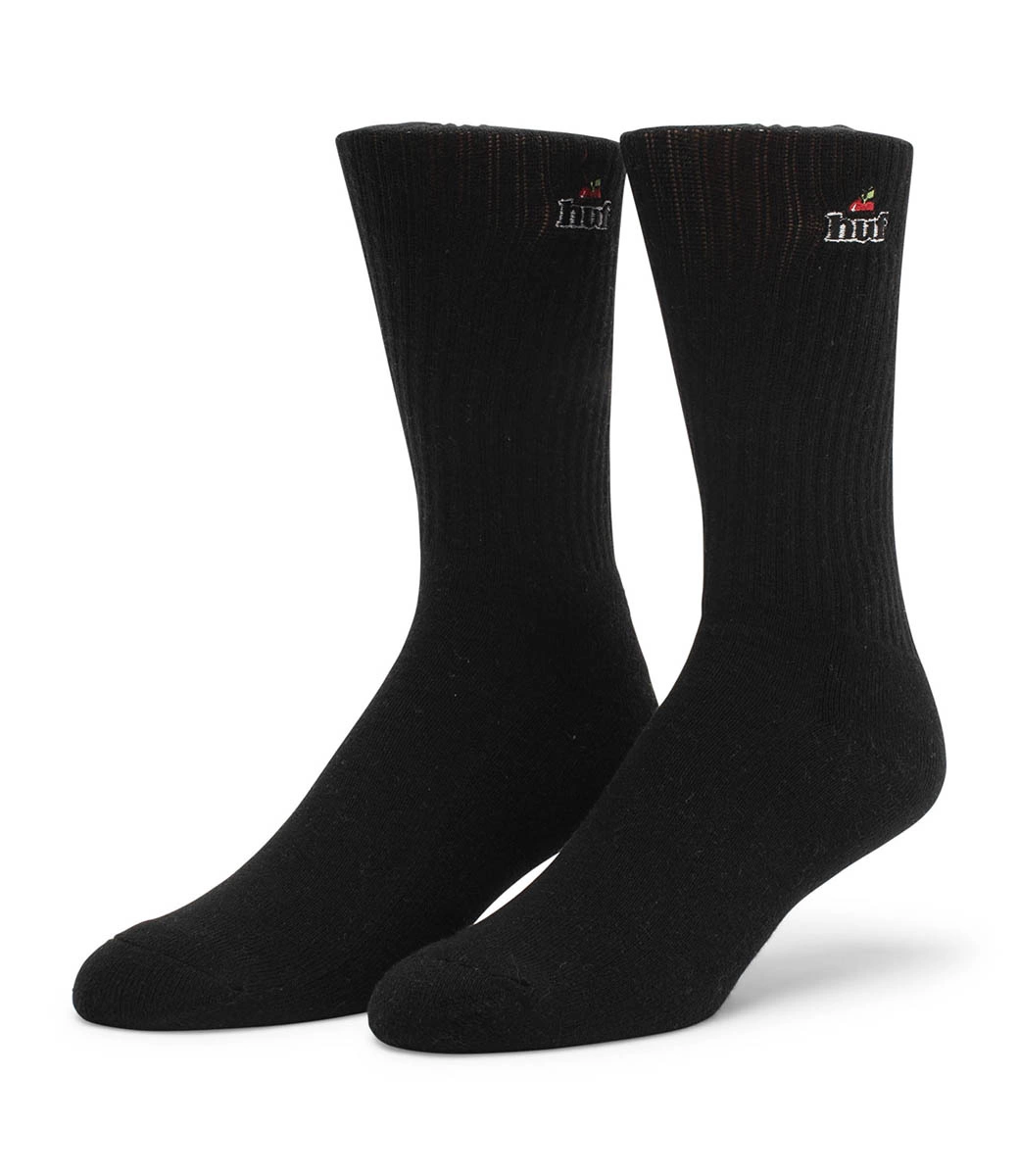 HUF Produce Crew Sock - Black 2 HUF Produce Crew Sock - Black - Afbeelding 2