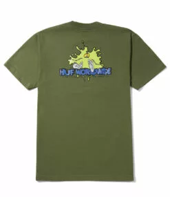 HUF Swat Team T-Shirt - Olive -Huf Winkel huf swat team t shirt olive 2