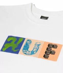 HUF Threemix T-Shirt - White -Huf Winkel huf threemix t shirt white 3