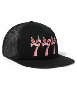 HUF Triple 7 Trucker Hat - Black