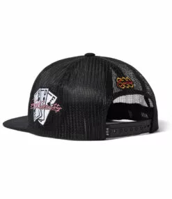HUF Triple 7 Trucker Hat - Black -Huf Winkel huf triple 7 trucker hat black 4